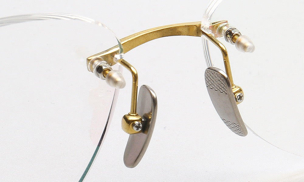 Harvey | Classic Titanium Aviator Rimless Eyewear Frames
