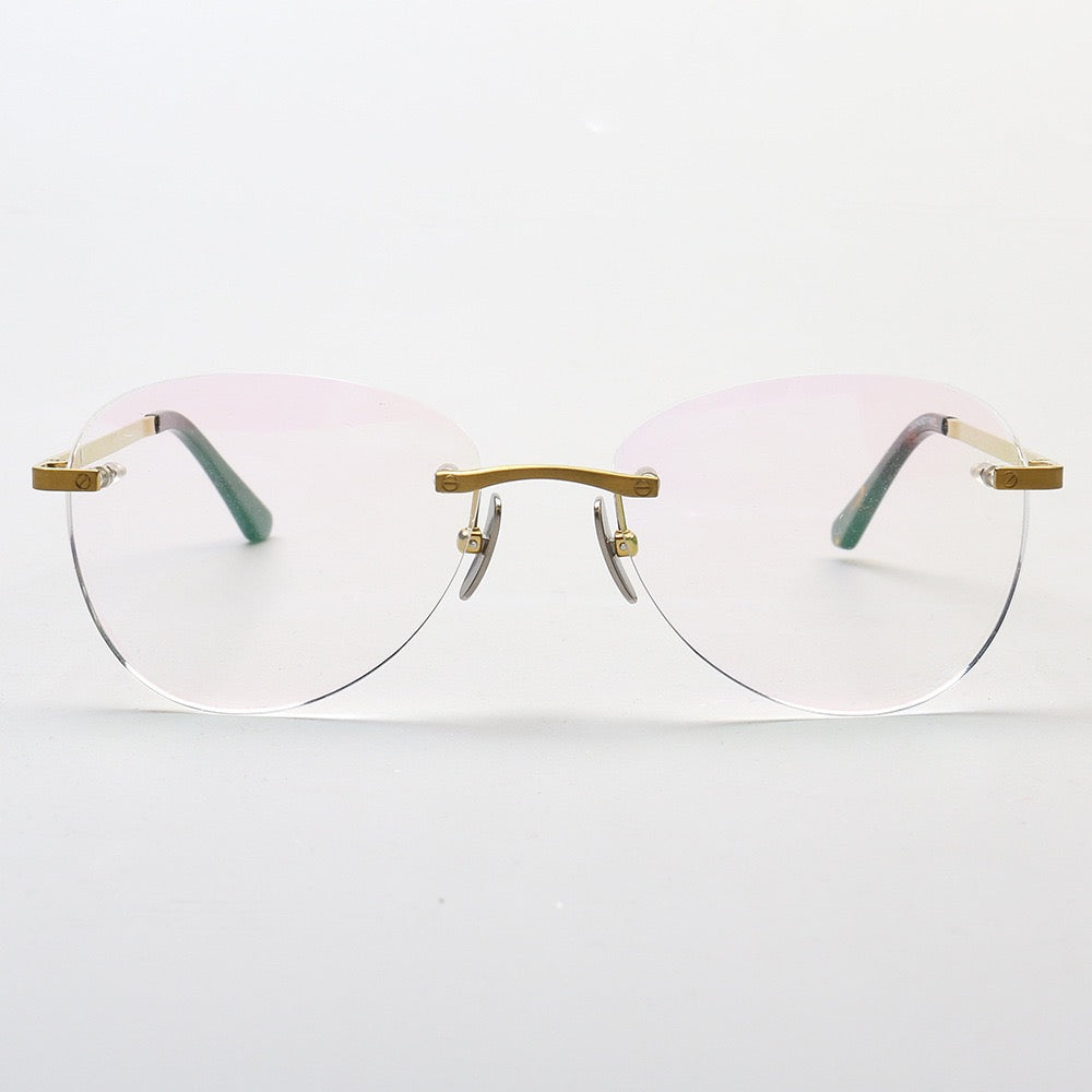 Harvey | Classic Titanium Aviator Rimless Eyewear Frames