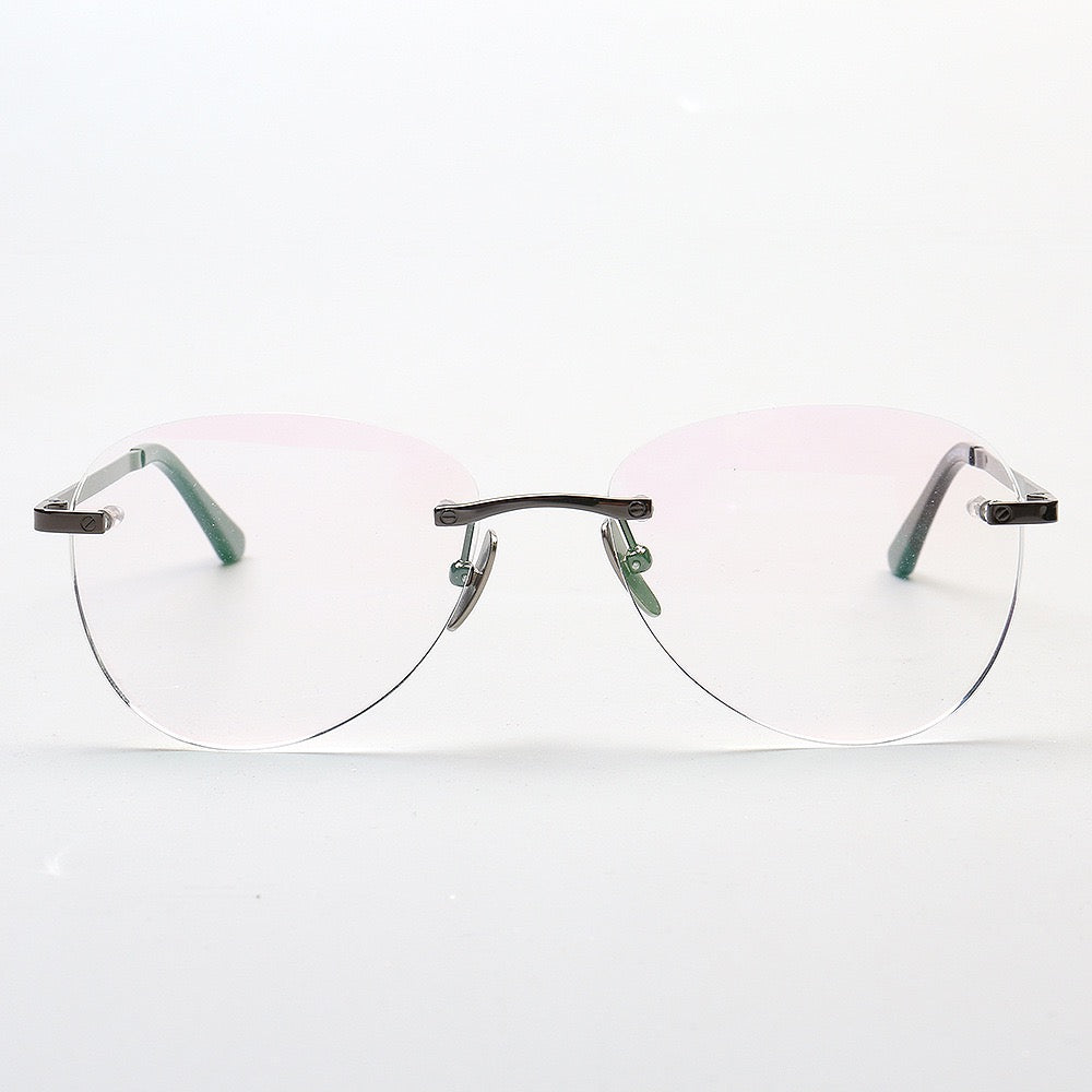Harvey | Classic Titanium Aviator Rimless Eyewear Frames