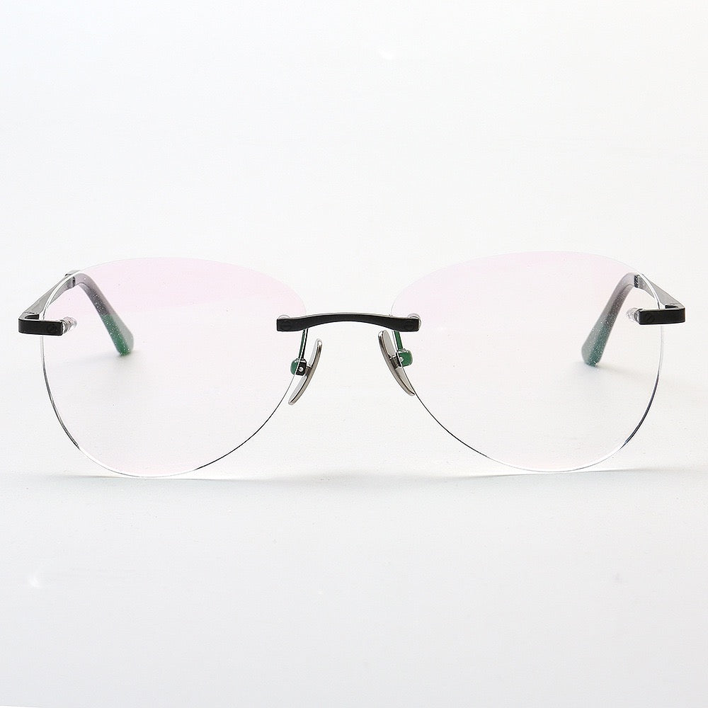 Harvey | Classic Titanium Aviator Rimless Eyewear Frames