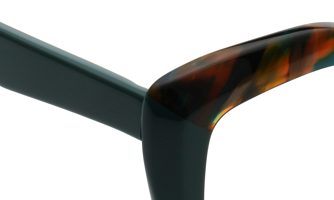 tortoise green temple of womens cat eye glasses frames