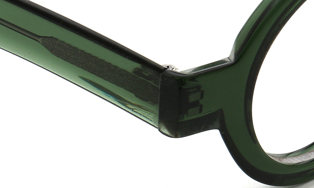 Juan | Montures de lunettes rondes à dessus plat