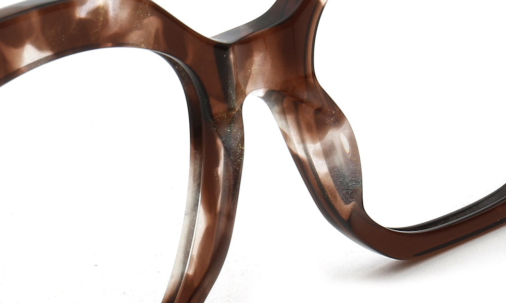 brown tortoise nose pads of acetate eyewear frames for women