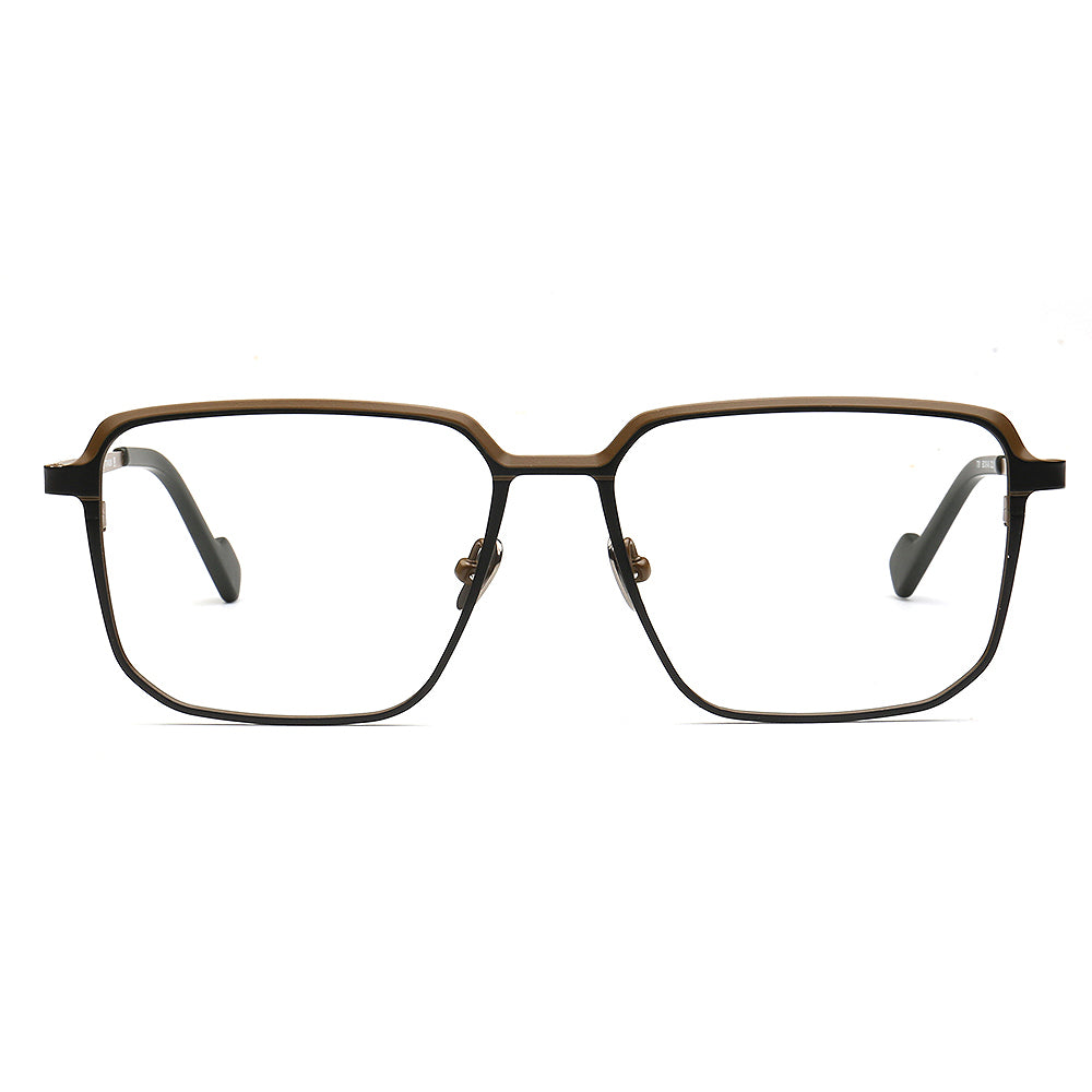 black square eyewear titanium for men