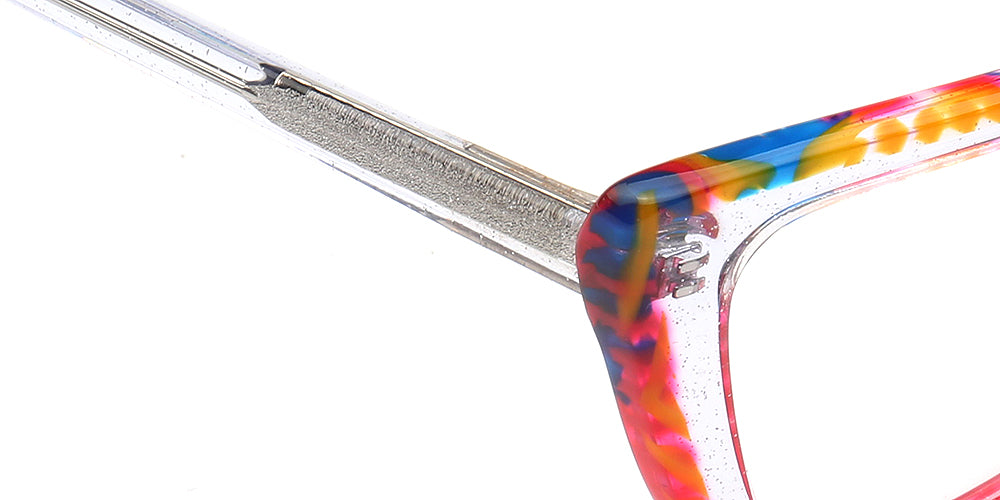 Blossom | Montura de gafas de ojo de gato transparente para mujer