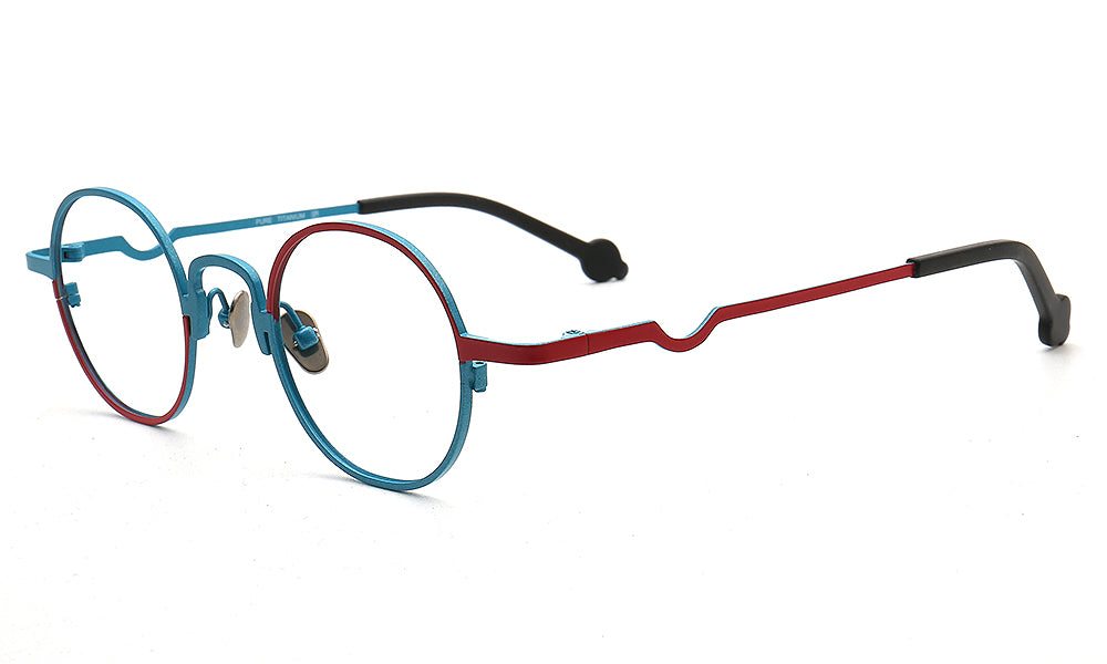round titanium glasses frames for women