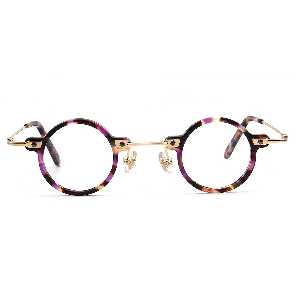 Jet | Retro Small Round Men Eyeglasses | Trendy Hipster Women Vintage Optical Glasses Frames