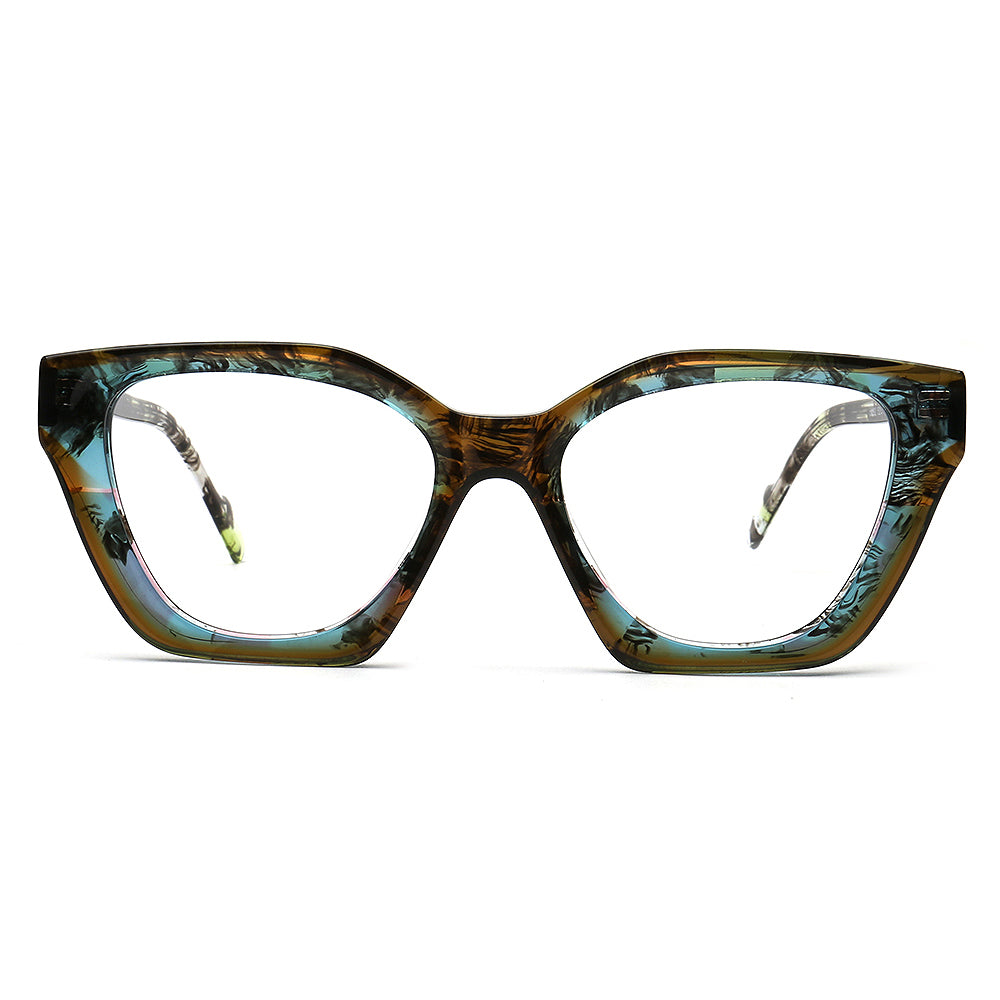 Hilary | Womens Vintage Floral Cat Eye Glasses Frames