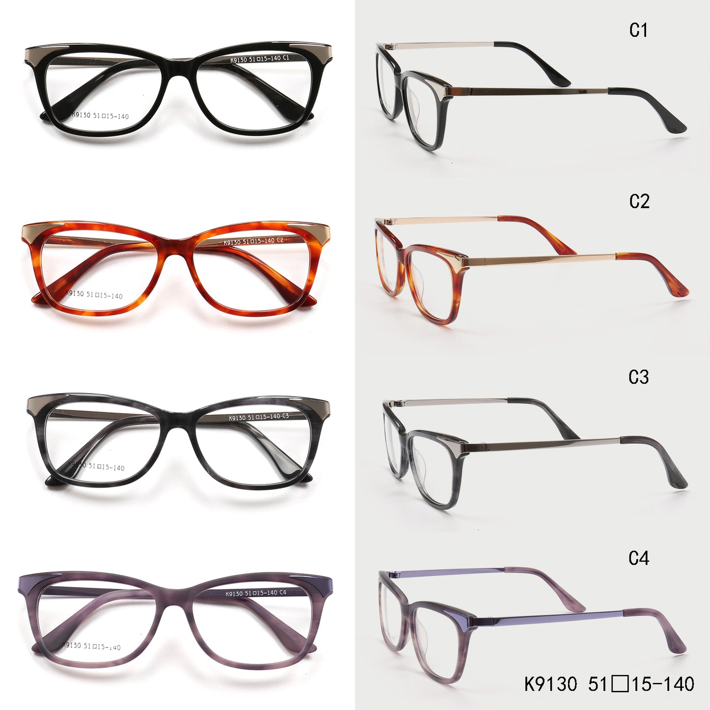 Retro women cat eye eyeglass frames