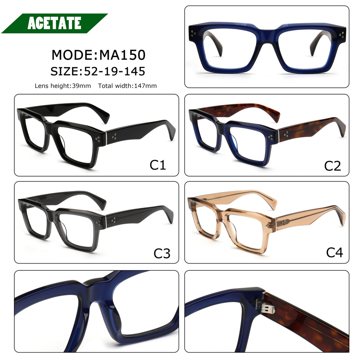Dorian MA150 color options size and product details