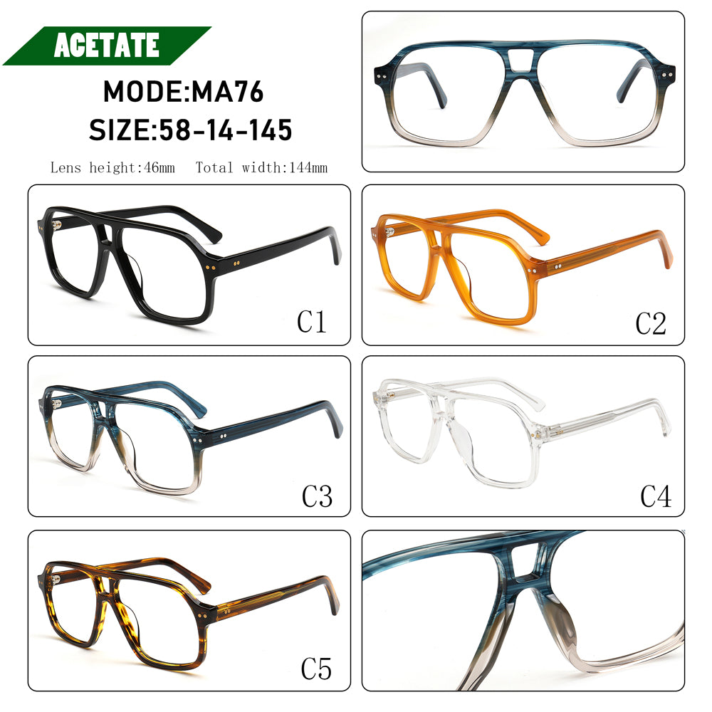 Kent | Mens 80s Oversize Glasses Frames