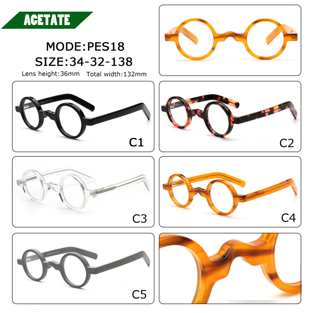 Waye | Retro Small Round Eyewear Frames