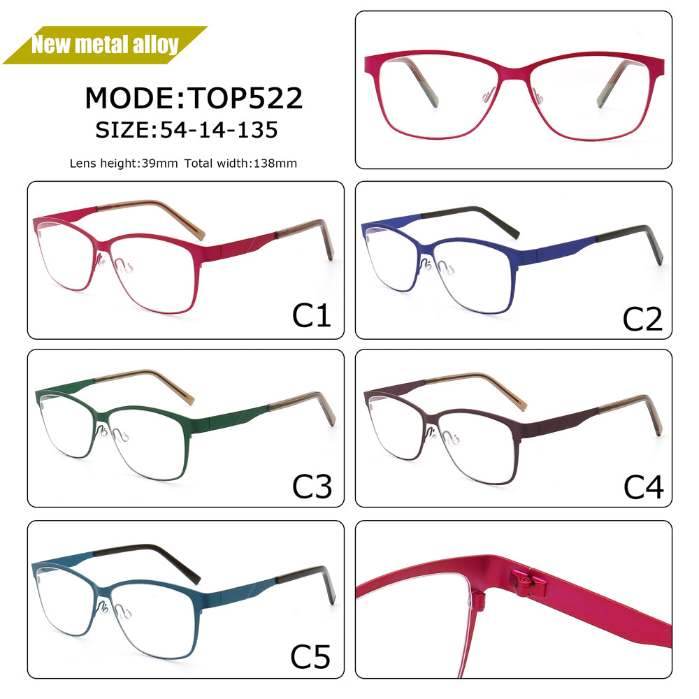 Linden | Classic Square Metal Glasses Frames