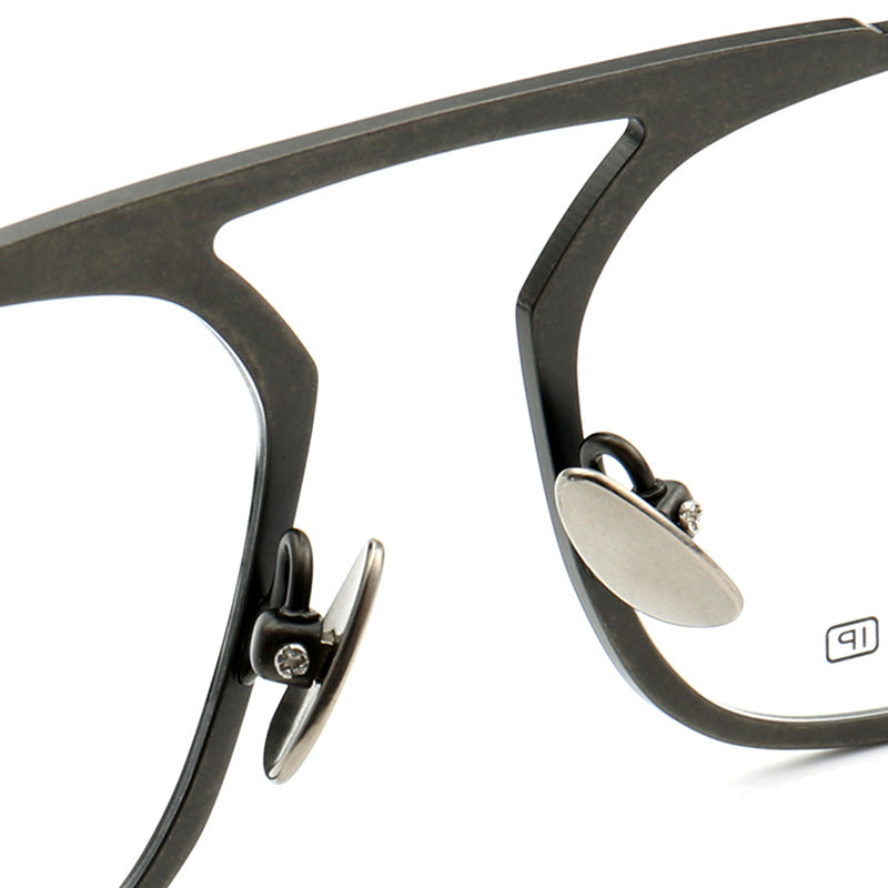Nash | Monturas cuadradas de titanio para gafas de los años 80 para hombre