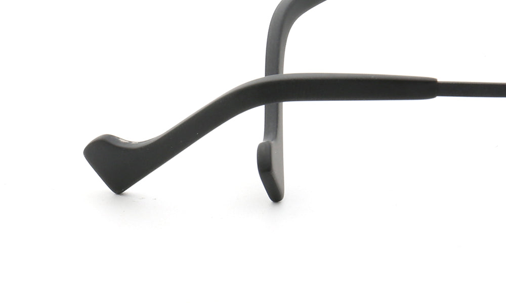 Temple tips of titanium sunglasses