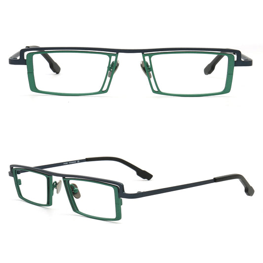 Levi | Rectangular Full Rim Eyeglasses For Men | Modern Business Glasses Frames