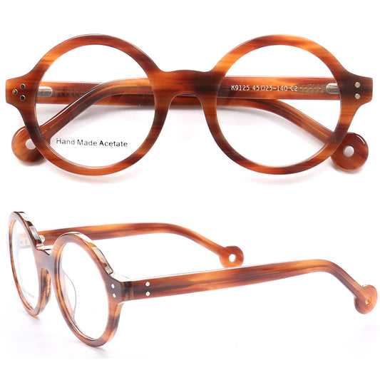 Infinite | Circular Retro Eyewear Frames For Men & Women | Colorful Two Tone Finish