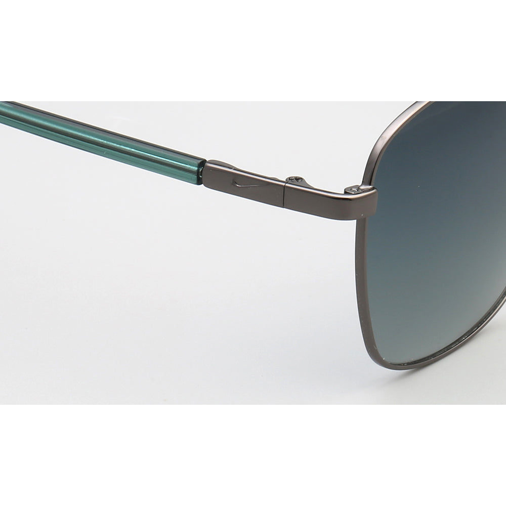 Temple of metal polarized sunglasses