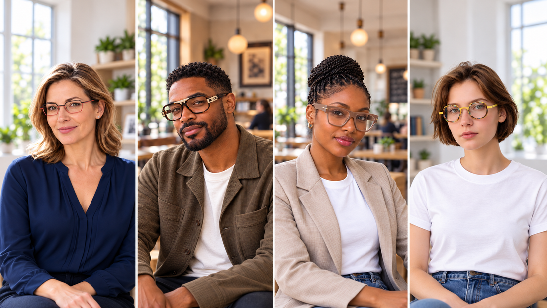 How to Choose Glasses Frame Colors for Your Skin Tone, Hair & Eyes