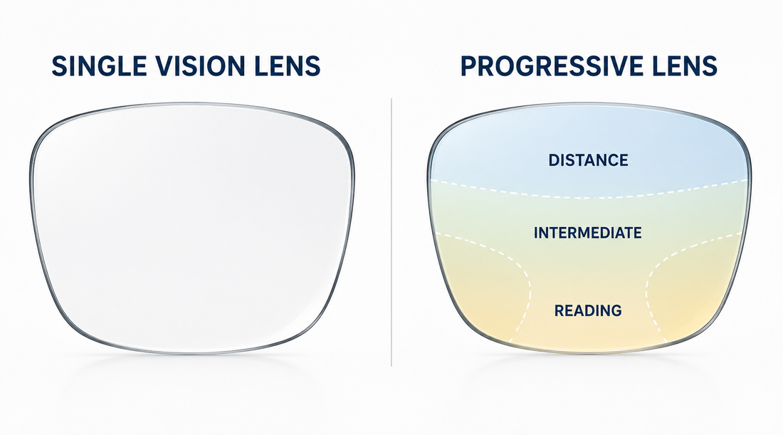 Single Vision vs Progressive Lenses: Which Do You Need?