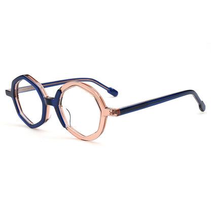 Hayden | Stylish Geometric Two Toned Eyeglass Frames