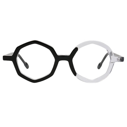 Hayden | Stylish Geometric Two Toned Eyeglass Frames
