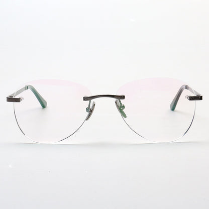 Harvey | Classic Titanium Aviator Rimless Eyewear Frames