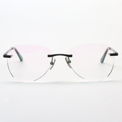 Harvey | Classic Titanium Aviator Rimless Eyewear Frames