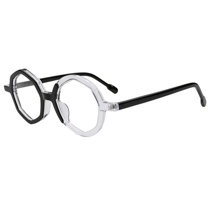 Hayden | Stylish Geometric Two Toned Eyeglass Frames