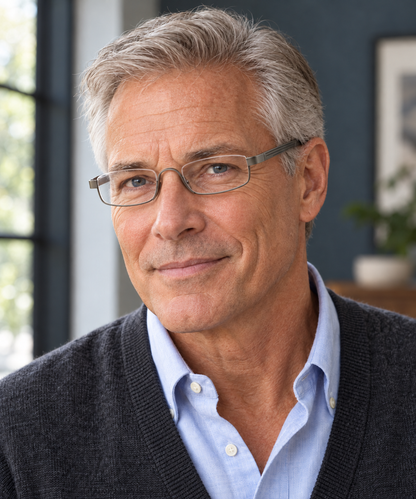 half rim gunmetal glasses frames for men