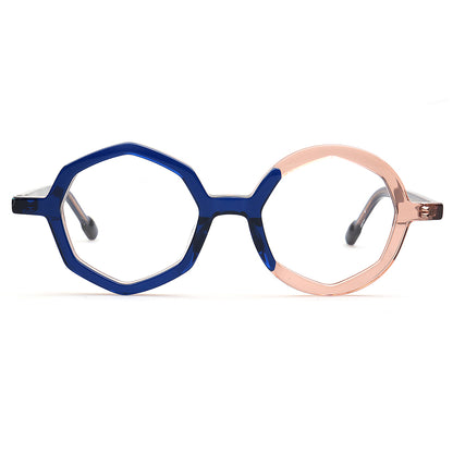 Hayden | Stylish Geometric Two Toned Eyeglass Frames