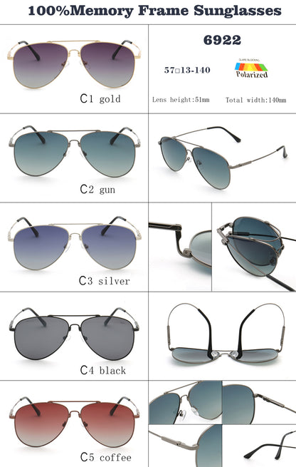 Holland | Aviator Polarized Sunglasses UV400