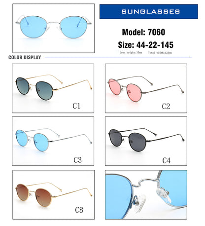 women trendy round polarizrd sunglasses for men