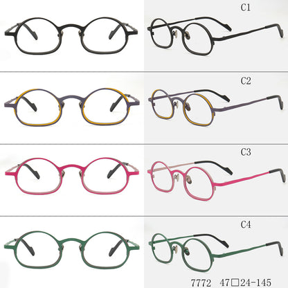 Shay | lunettes rondes vintage en titane pour femmes | Montures de lunettes pour hommes à la mode en ligne