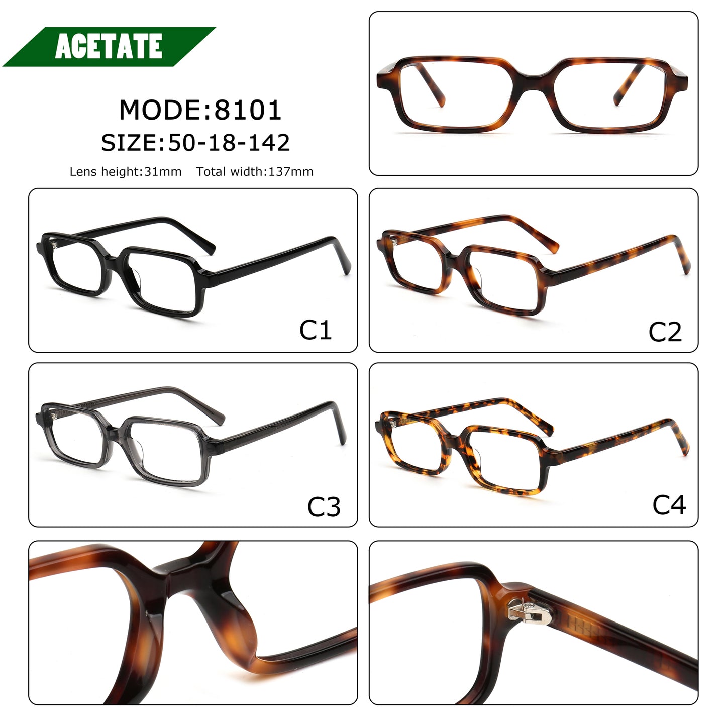 Corry | Classic Rectangle Glasses Frames
