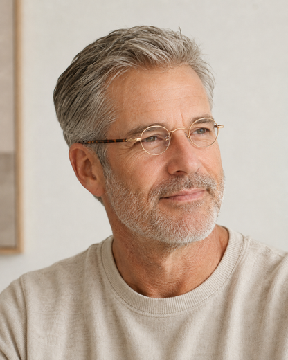 Beckett | Vintage Metal Small Round Eyeglasses