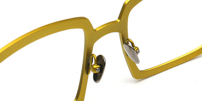 Eden | Chic Two Toned Square Titanium Prescription Spectacles