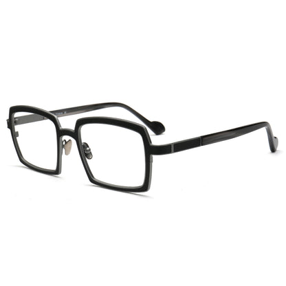 Eden | Chic Two Toned Square Titanium Prescription Spectacles
