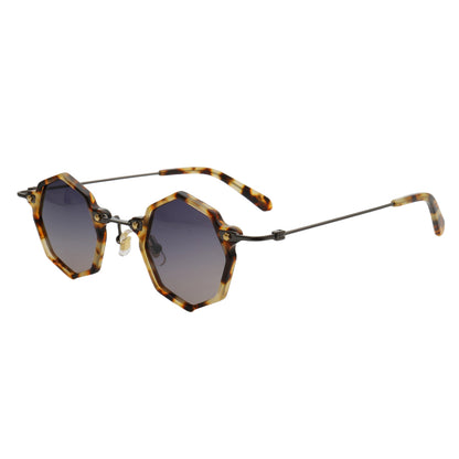 vintage geometric sunglasses polarized women