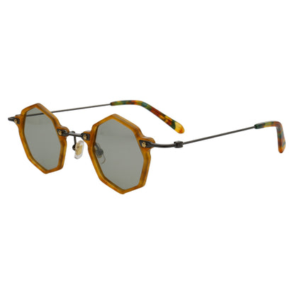 old school geometric sunglasses polarized uv400