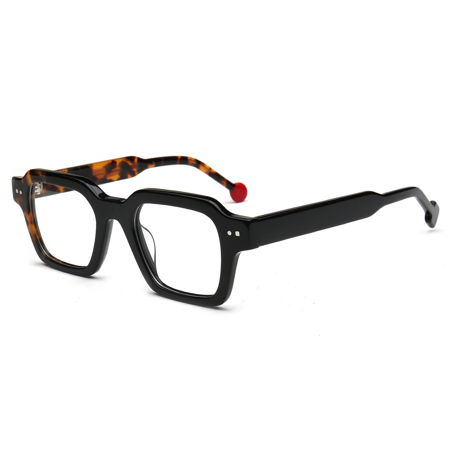 Koa | Vintage Two-Tone Square Eyeglass Frames