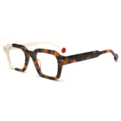 Koa | Vintage Two-Tone Square Eyeglass Frames