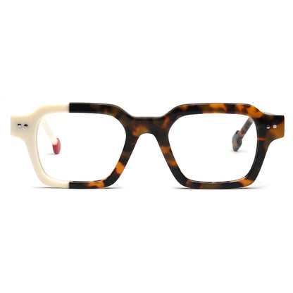 Koa | Vintage Two-Tone Square Eyeglass Frames