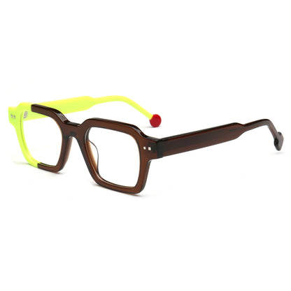 Koa | Vintage Two-Tone Square Eyeglass Frames