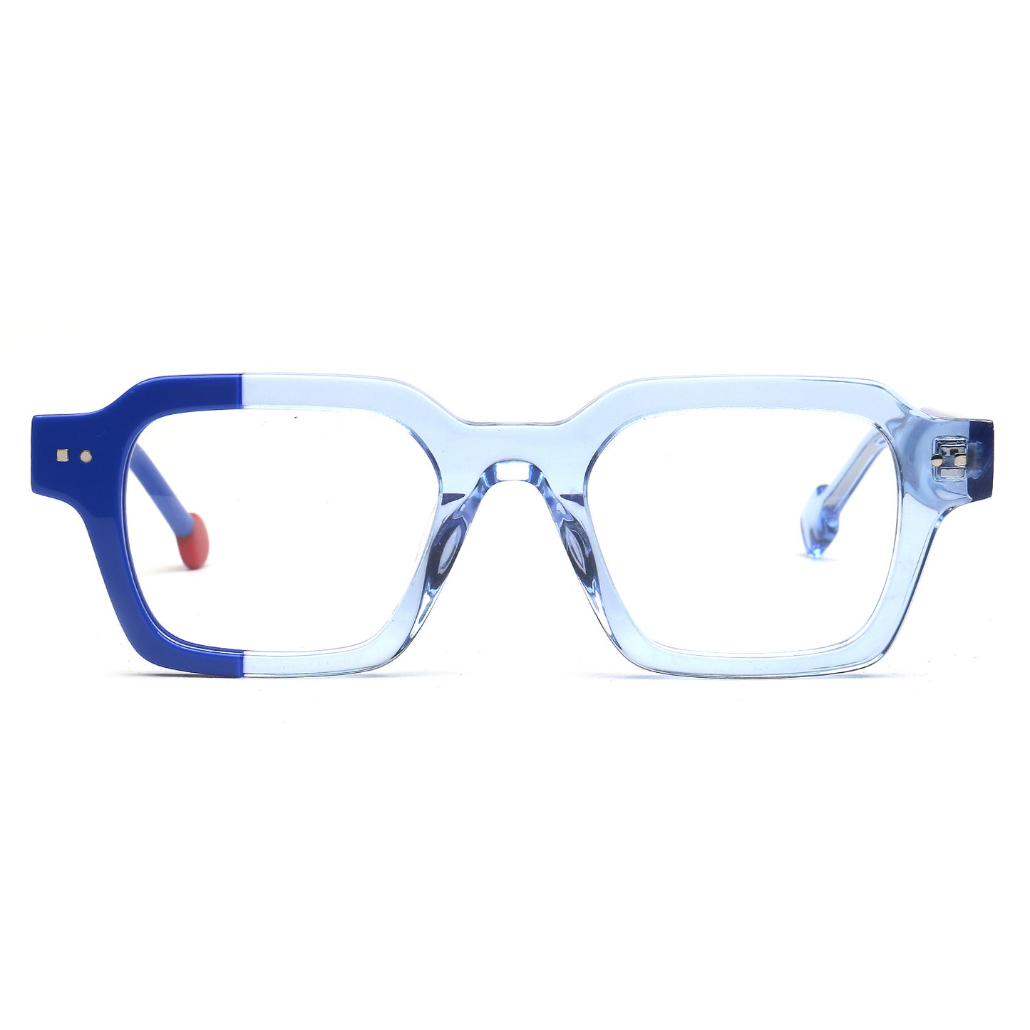 Koa | Vintage Two-Tone Square Eyeglass Frames