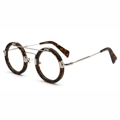 Altitude | Circular Retro Eyeglasses For Men | Funky Women Round Glasses Frames Tortoise Shell