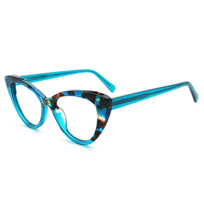 Ivy Stylish Cat Eye Eyeglasses Frames for Women Floral