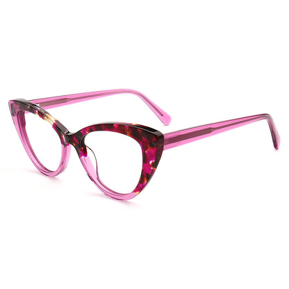 vintage pink cat eye eyeglass frames