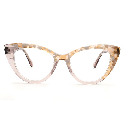 peach glasses frame for women cateye