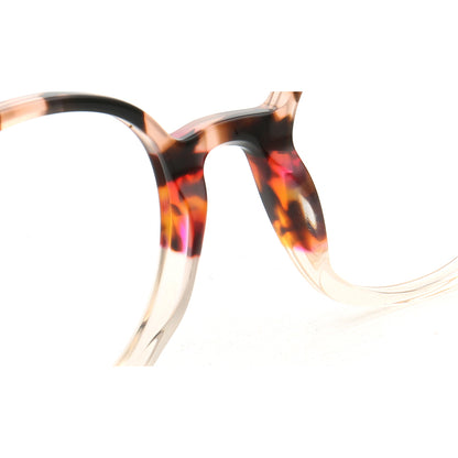 red tortoise nose pads of eyeglasses